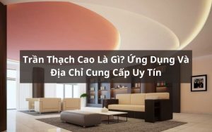 trần thạch cao là gì